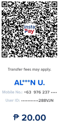 GCash QR code for donation